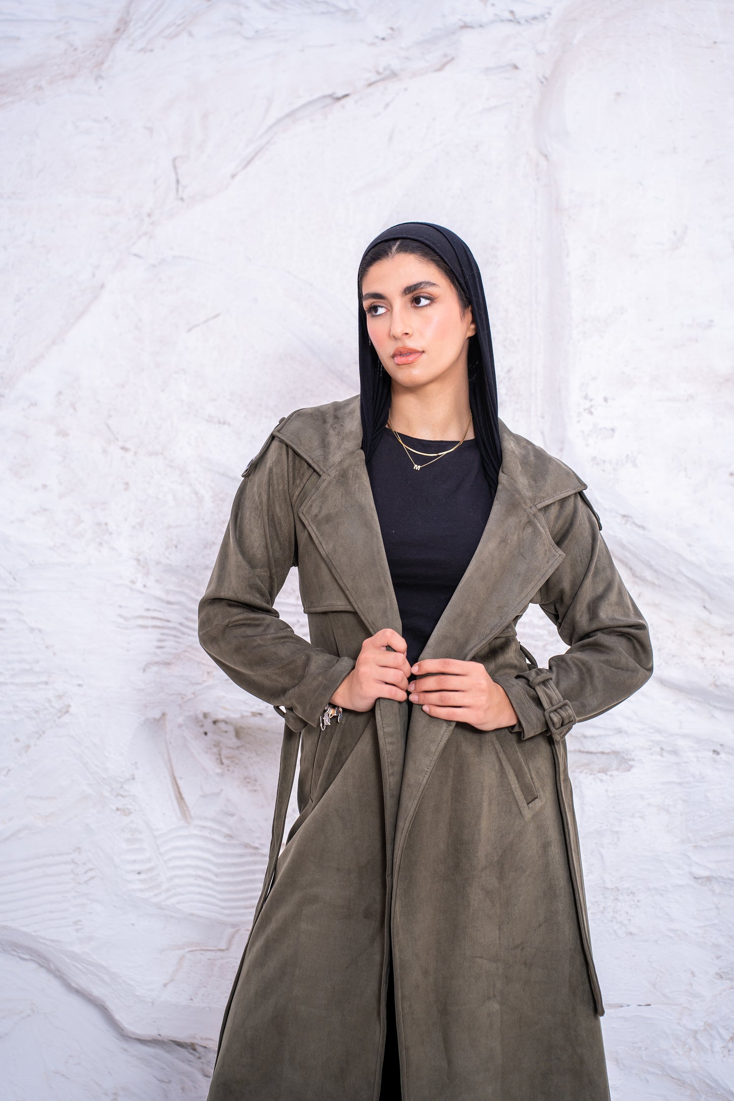 FAUX TRENCH COAT