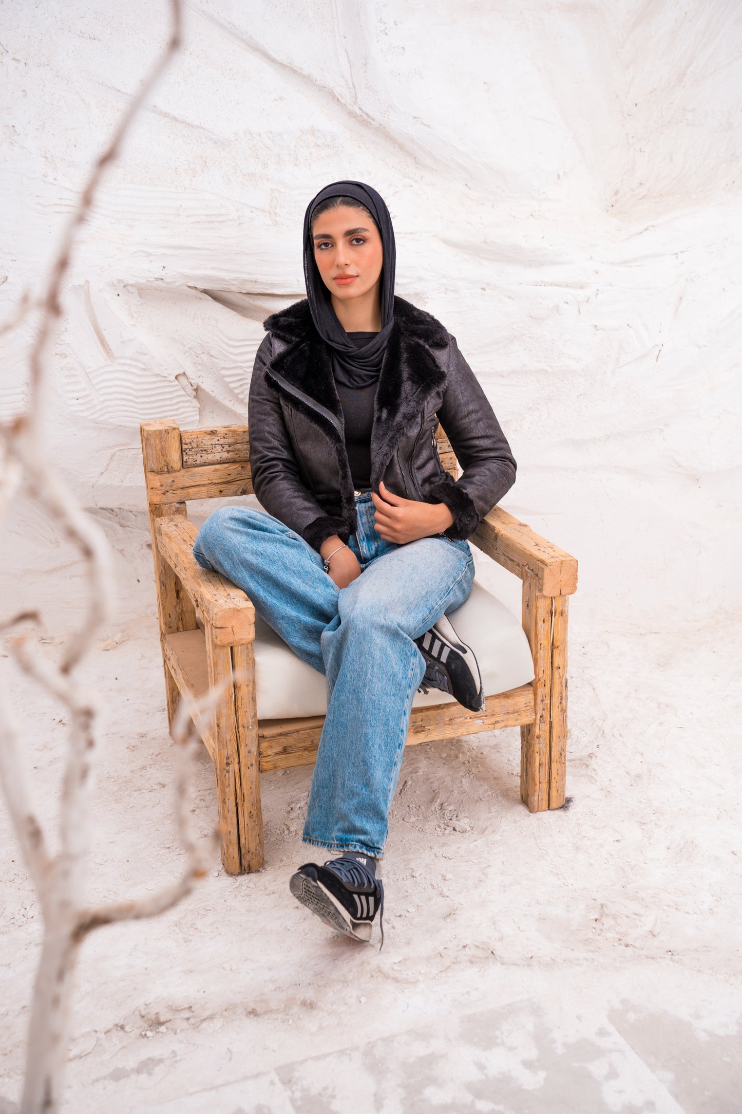 Frostbound black Jacket