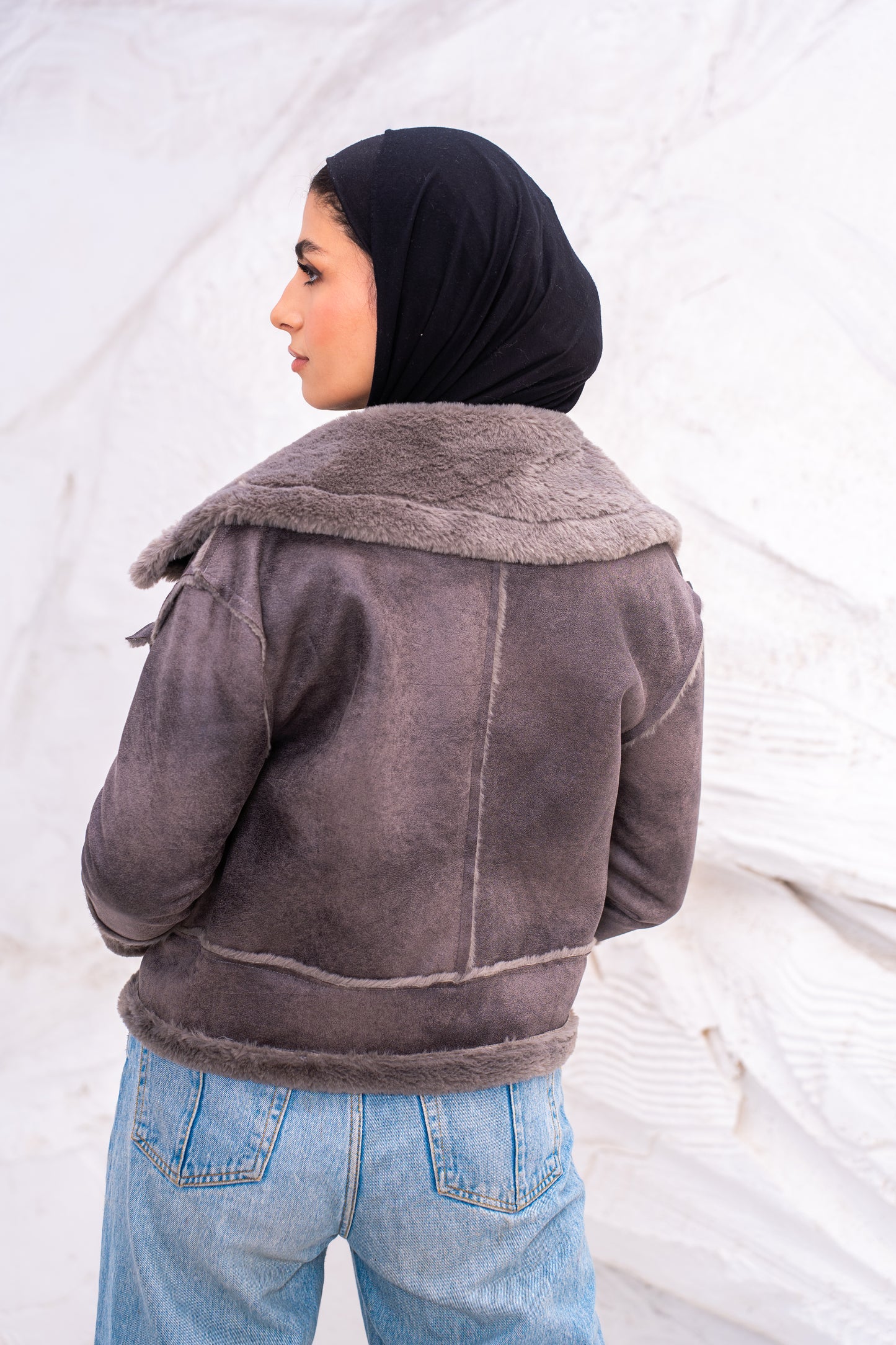 Double face short jacket