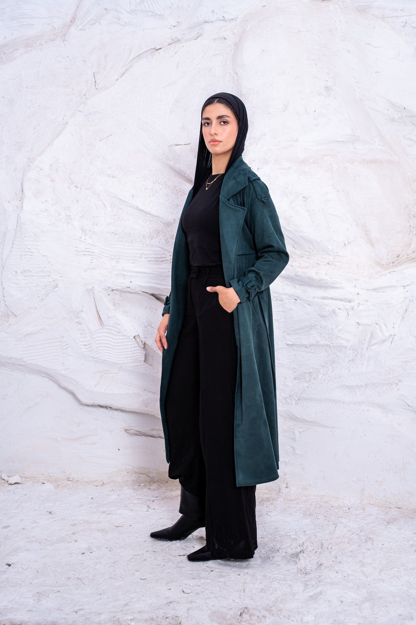 FAUX TRENCH COAT