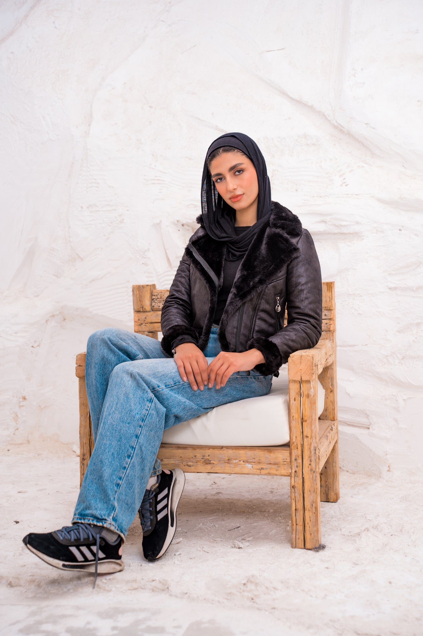 Frostbound black Jacket