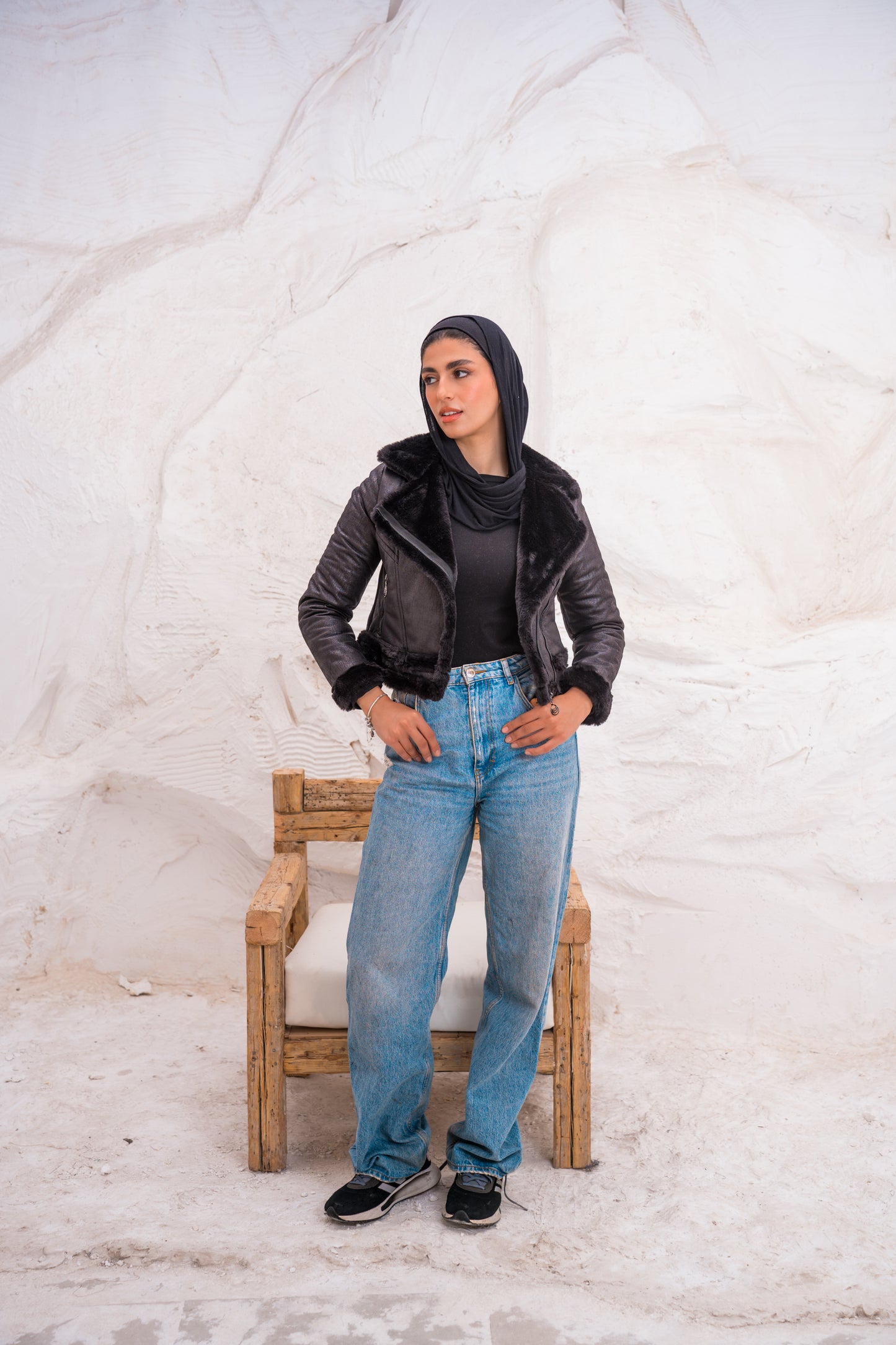 Frostbound black Jacket