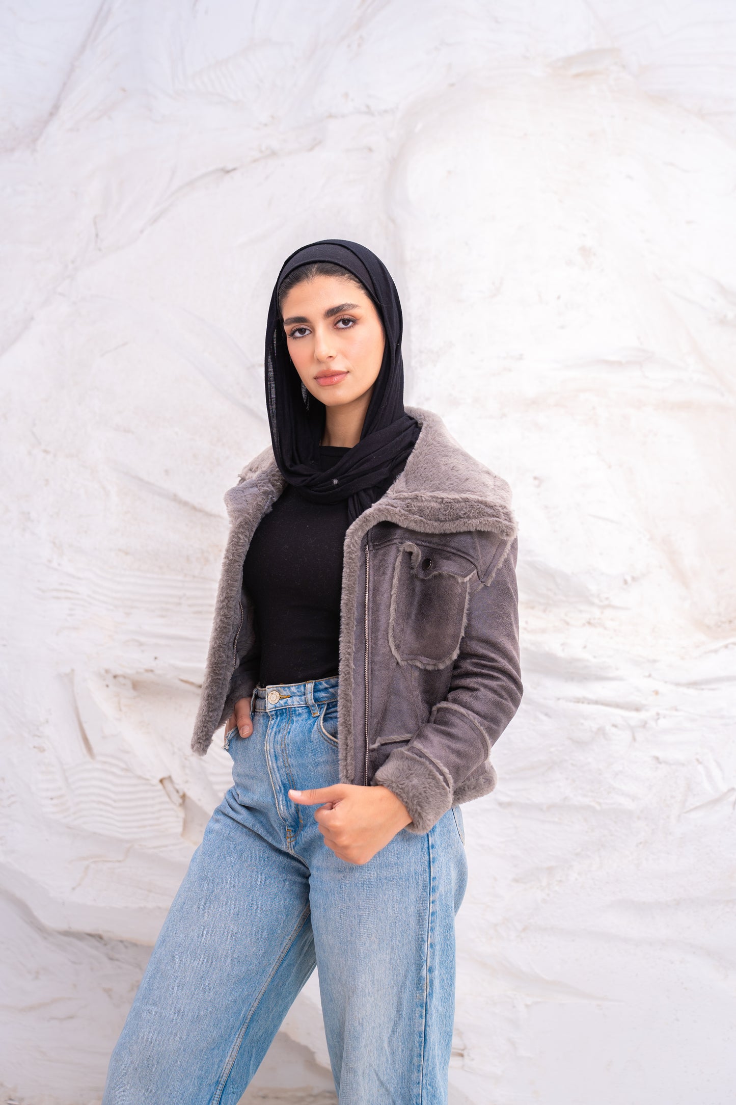 Double face short jacket