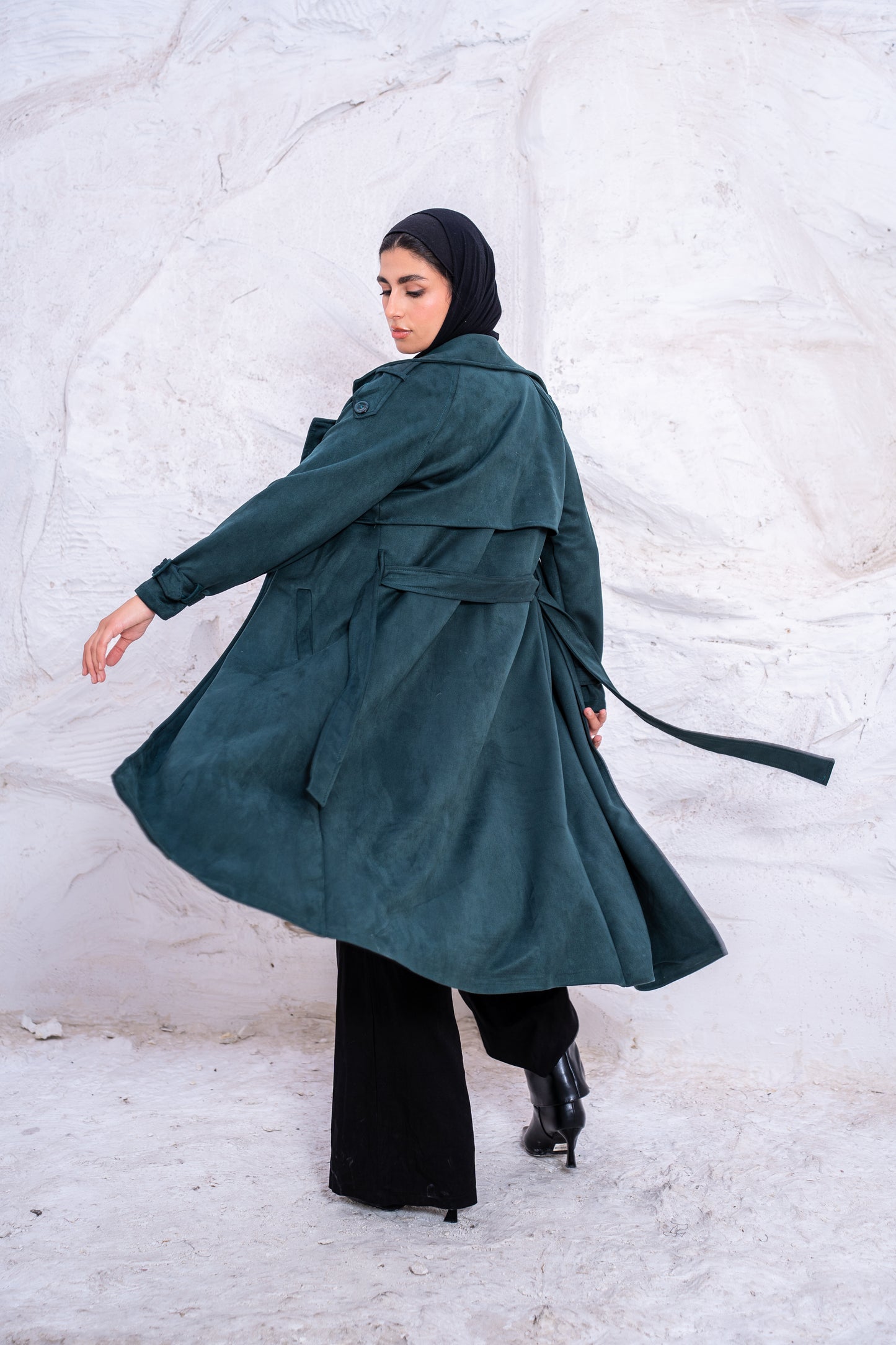FAUX TRENCH COAT