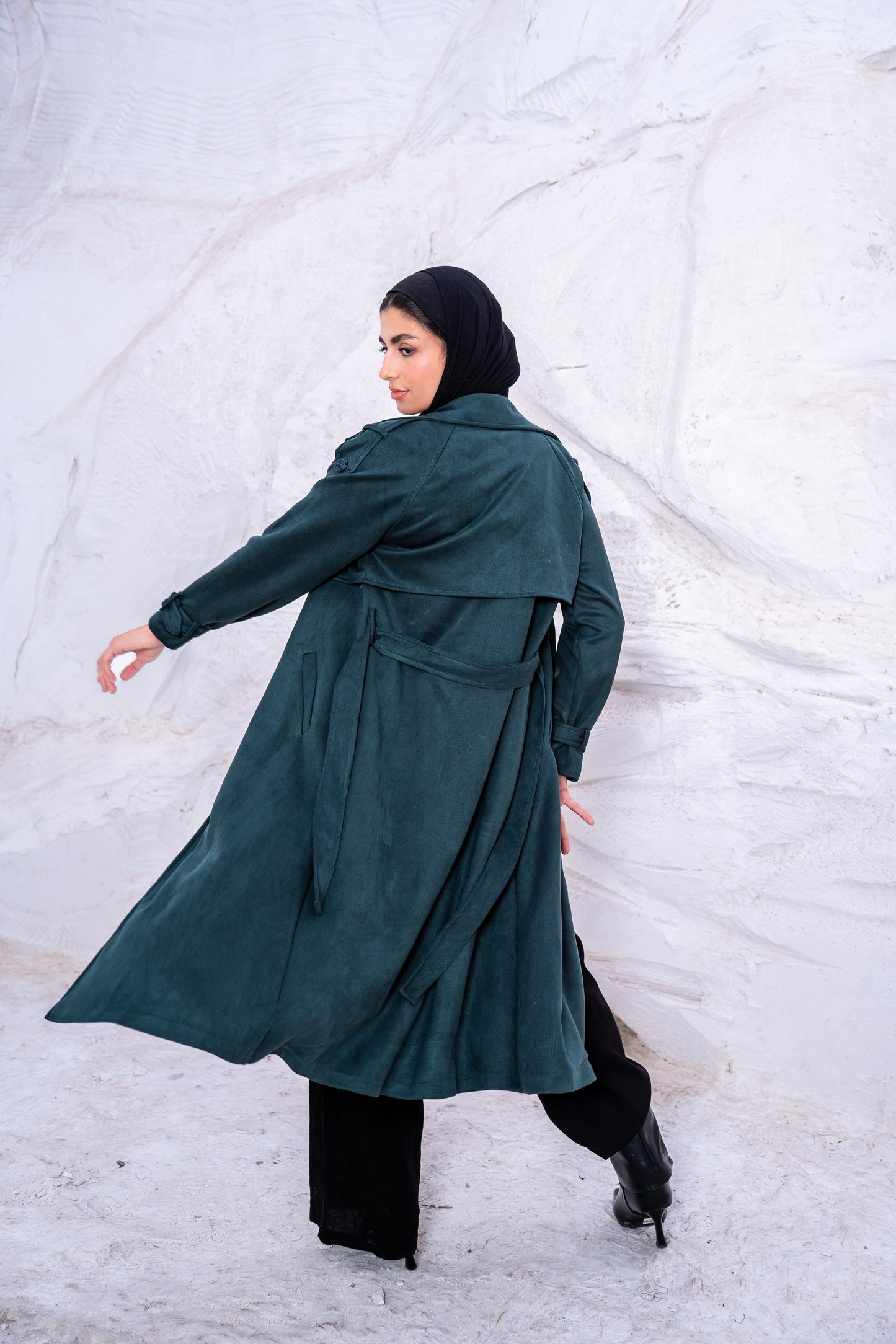 FAUX TRENCH COAT