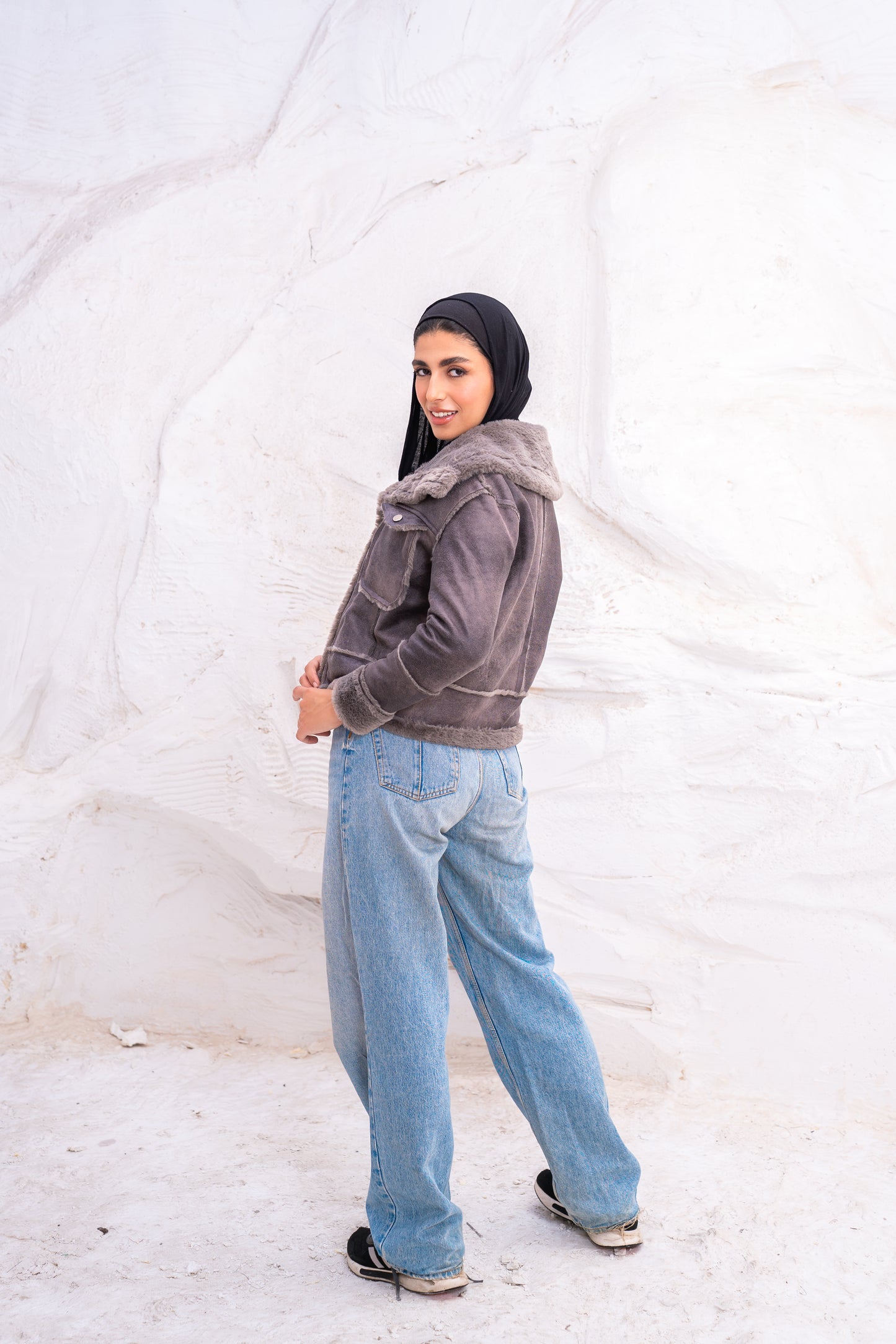 Double face short jacket