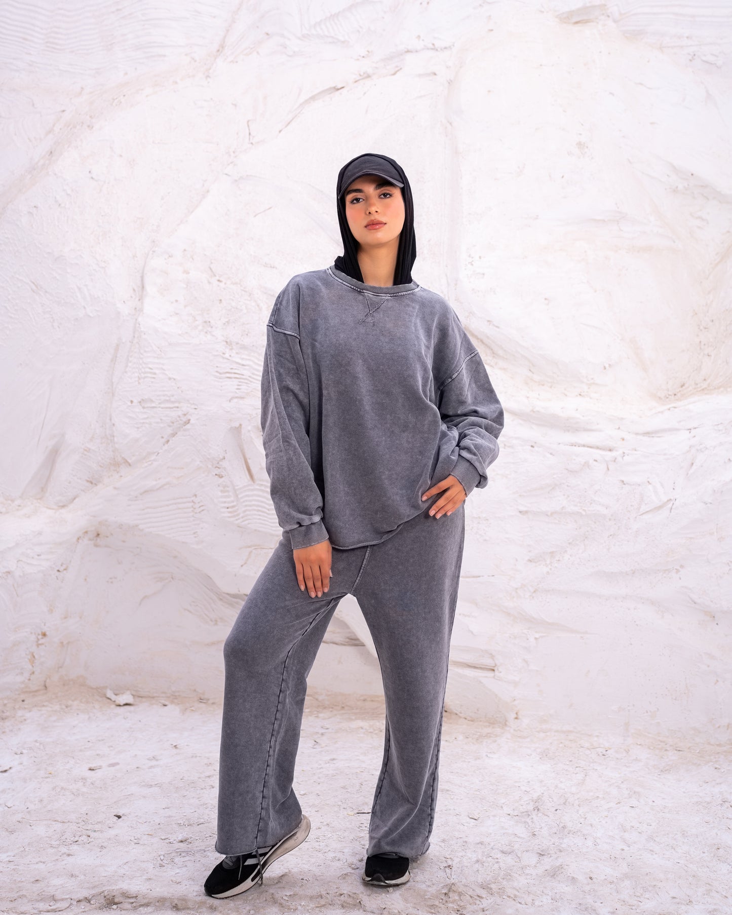 Casual Monochrome Set