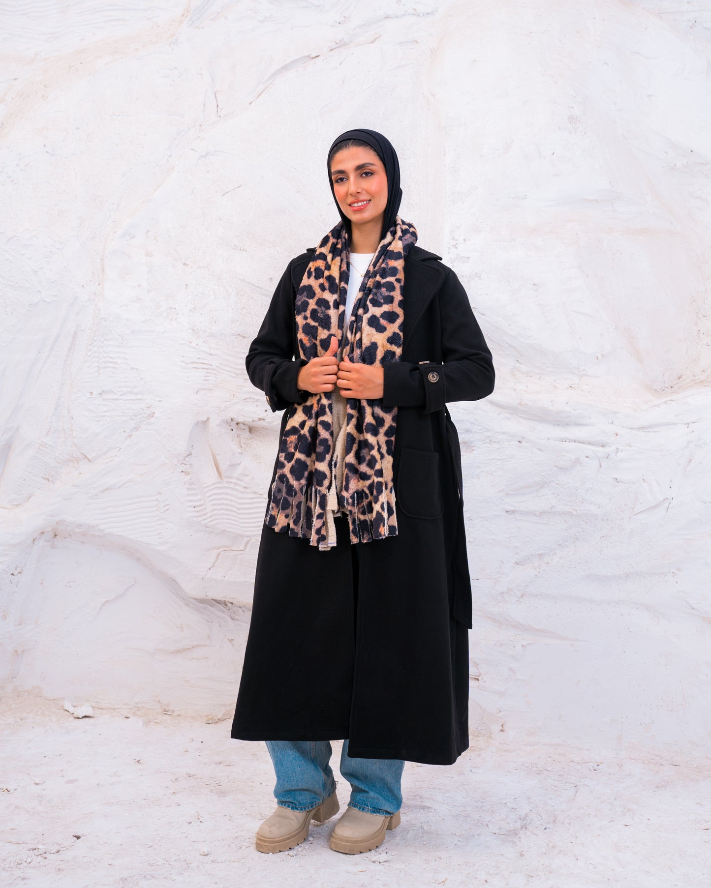 OPEN WOOL COAT