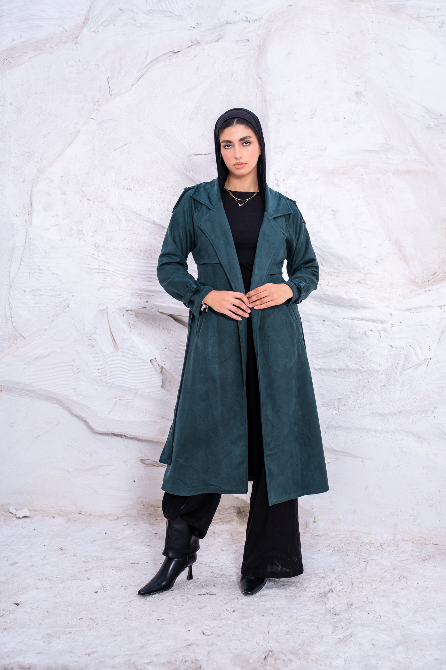 FAUX TRENCH COAT