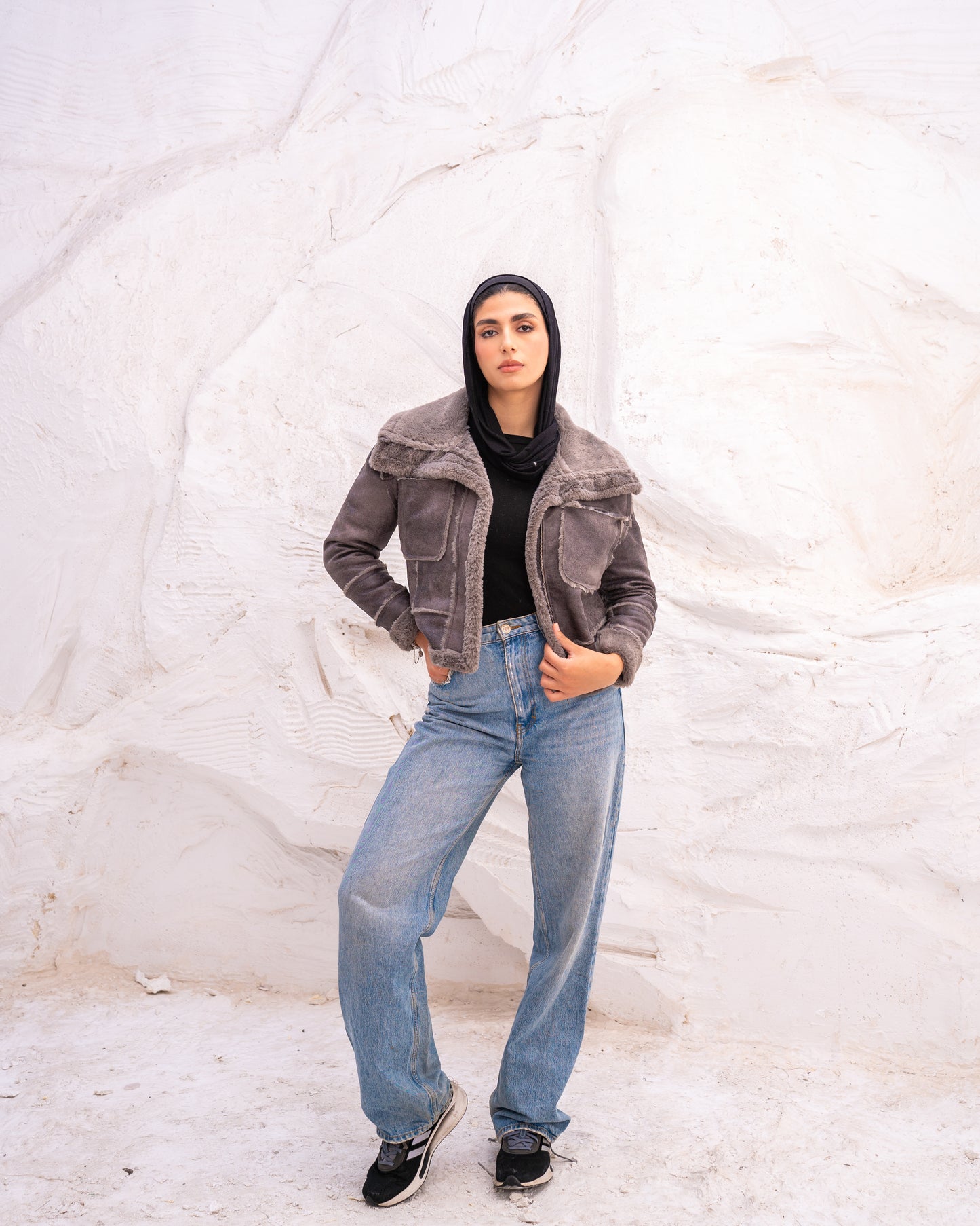 Double face short jacket