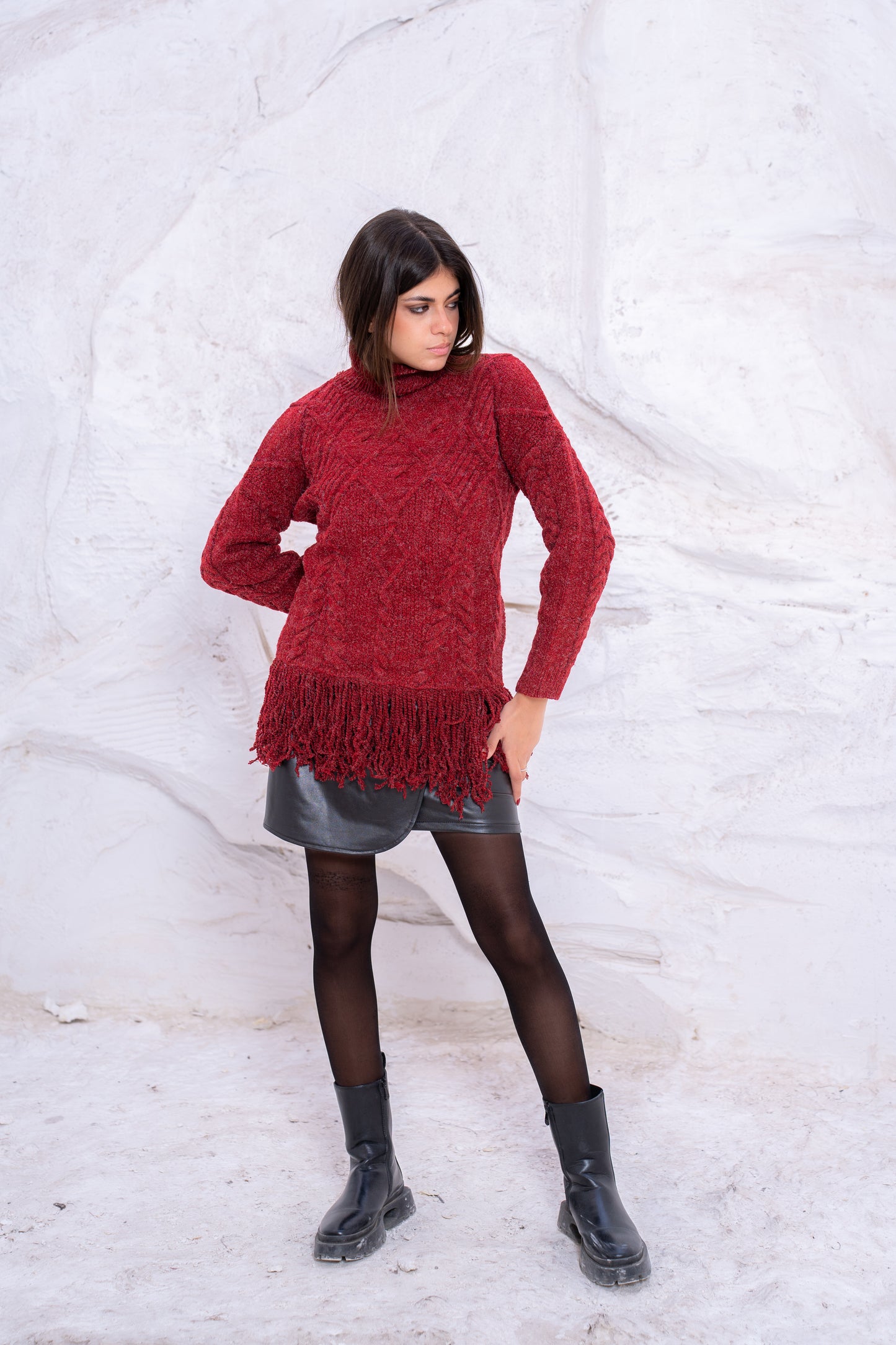 Knit sweater