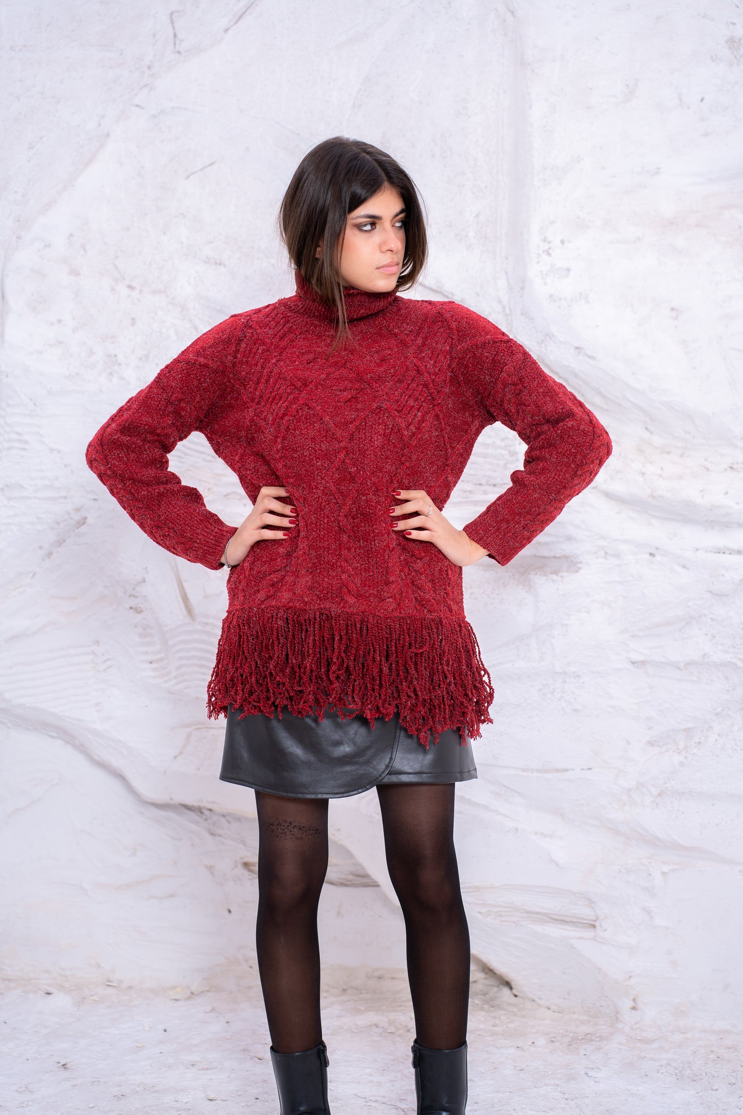 Knit sweater