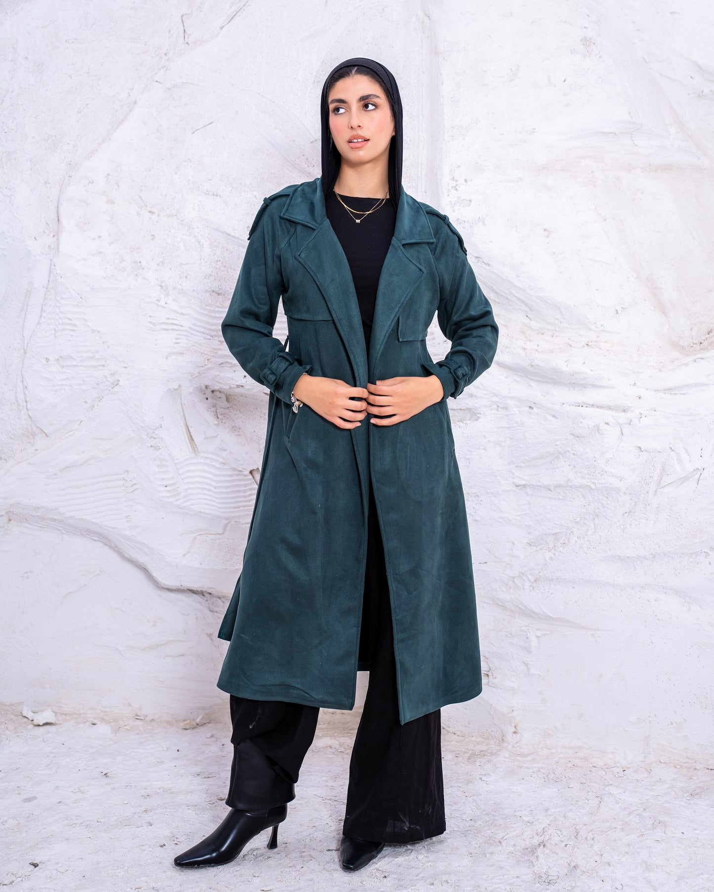 FAUX TRENCH COAT