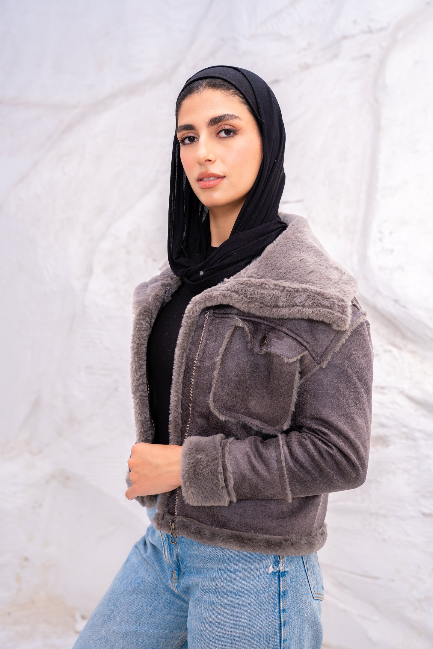 Double face short jacket