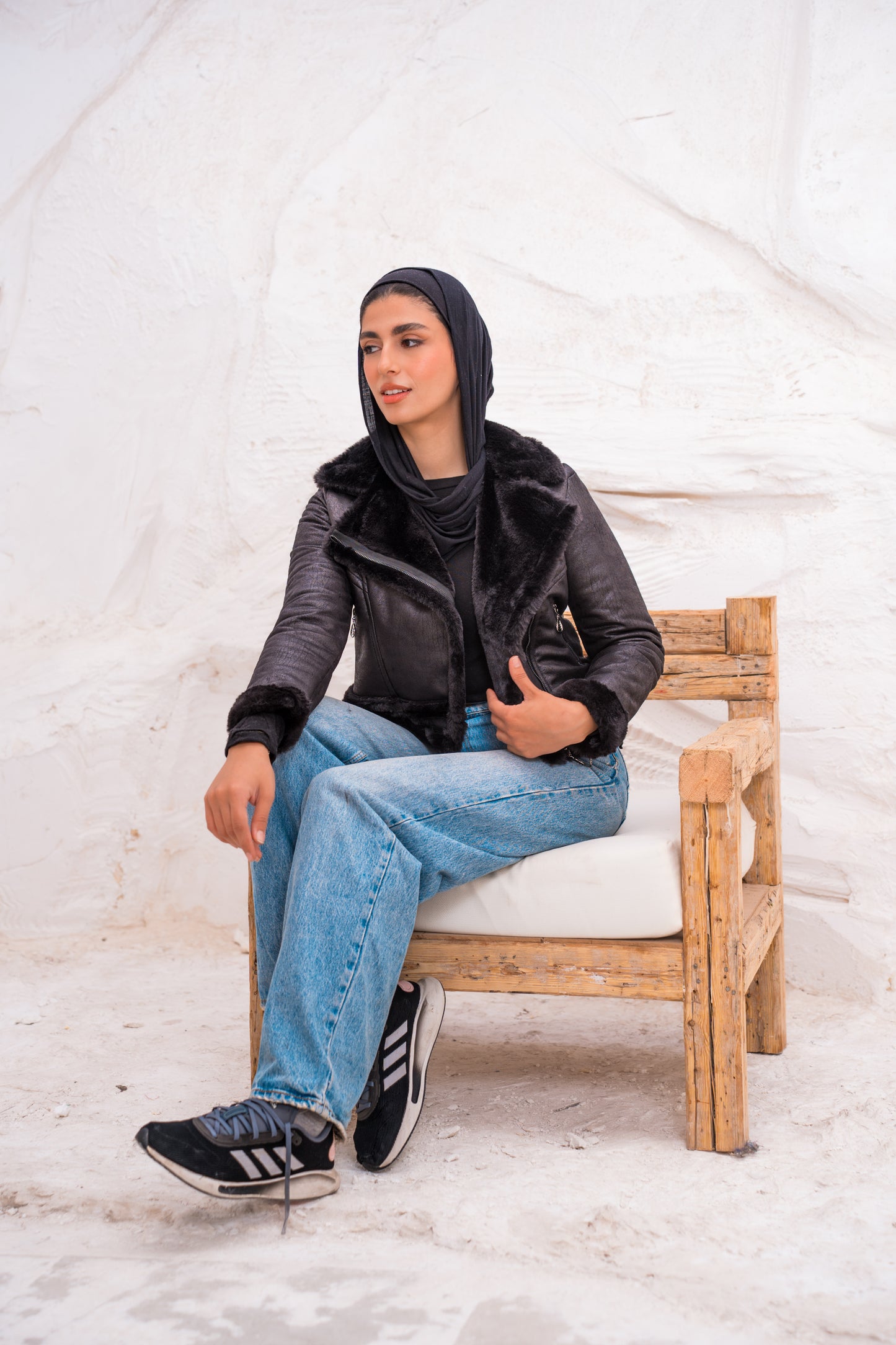 Frostbound black Jacket