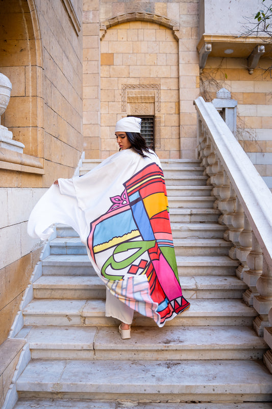 Colorful kimono