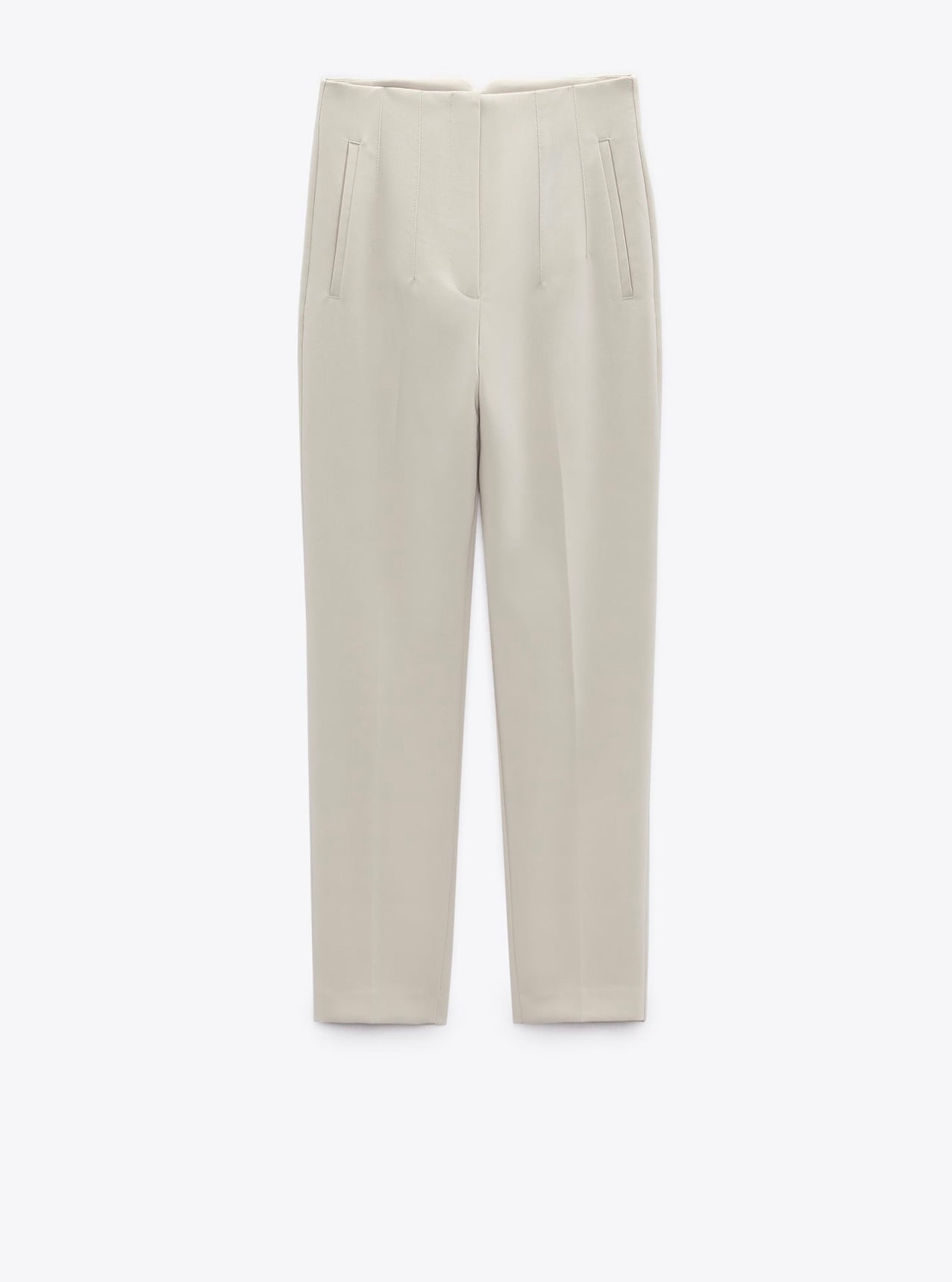 High-waist trousers